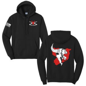 Alpha Company Avauncez Unisex Fleece Hooded Sweatshirt-Black