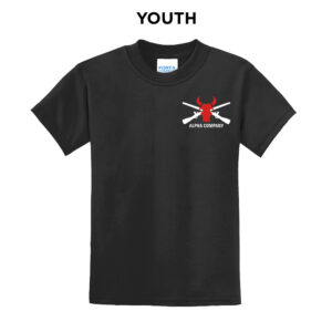 Alpha Company Avauncez Youth Short Sleeve Tee-Black