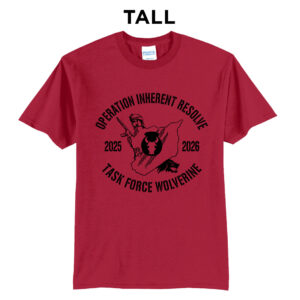 Alpha Company Avauncez Tall Short Sleeve Tee-Red