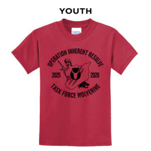 Alpha Company Avauncez Youth Short Sleeve Tee-Red