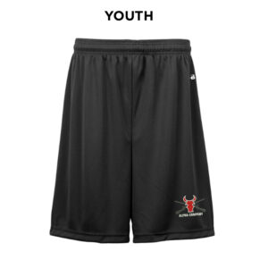 Alpha Company Avauncez Badger B-Core YOUTH 6 Inch Short-Black