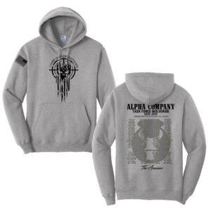 Alpha Company Avauncez Unisex Fleece Hooded Sweatshirt-Athletic Heather