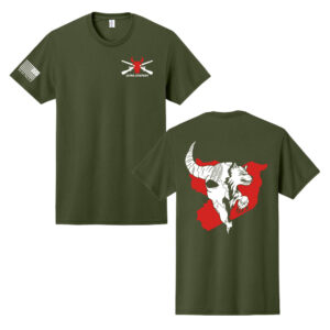Alpha Company Avauncez Unisex Short Sleeve Tee-Military Green
