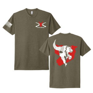 Alpha Company Avauncez Next Level Ultra Premium CVC (60/40) Tee-Military Green