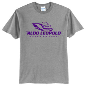 Aldo Leopold Unisex Basic Short Sleeve Tee-Athletic Heather