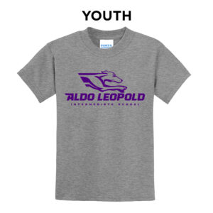 Aldo Leopold Youth Short Sleeve Tee-Athletic heather