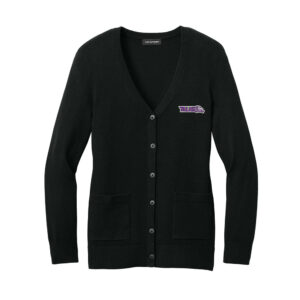 Aldo Leopold Port Authority Women’s Easy Care Button-Up Cardigan Sweater-Black