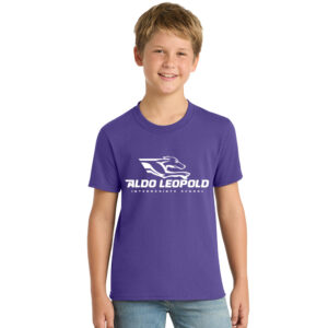 Aldo Leopold Youth Short Sleeve Tee-Purple