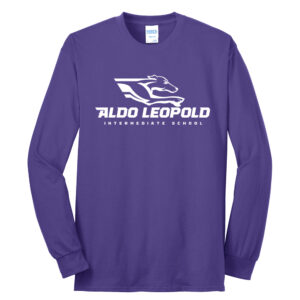 Aldo Leopold Unisex Cotton Long Sleeve Tee-Purple