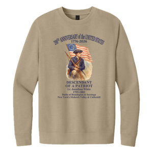 250th Anniversary District V.I.T. Fleece Crewneck sweatshirt Unisex-Desert Tan