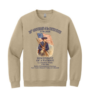 250th Anniversary Unisex Fleece Crewneck Sweatshirt-Sand