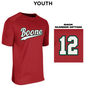 Boone Baseball PG Champro Leader T-Shirt YOUTH – Scarlet