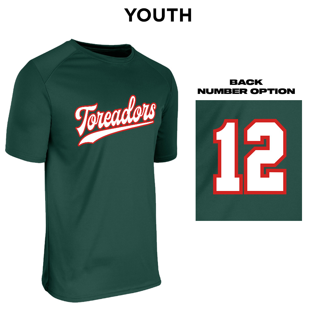 Boone Baseball PG Champro Leader T-Shirt YOUTH - Forest Green
