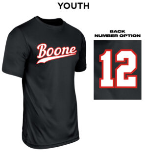 Boone Baseball PG YOUTH VISION T-SHIRT performance jersey-Black