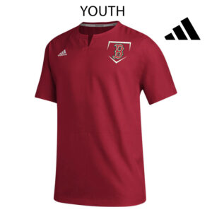 Boone Baseball PG Adidas ICON Cage Jacket YOUTH – Power Red (YS, YL, YXL)