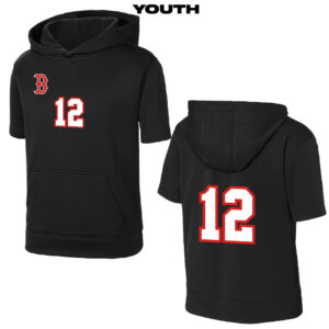 Boone Baseball PG Sport-Tek YOUTH Sport-Wick Fleece Short Sleeve Hooded-Black