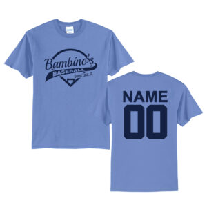 Bambinos BB Unisex Basic Short Sleeve Tee – Carolina Blue