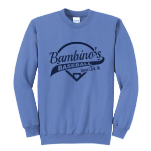 Bambinos BB Unisex Basic Crew Sweatshirt – Carolina Blue