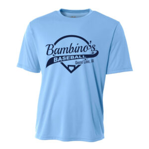 Bambinos BB Adult Cooling Performance Tshirt -Light Blue