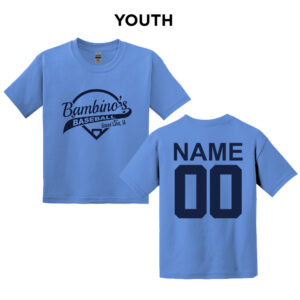 Bambinos BB Youth Basic Unisex Basic Tee-Carolina Blue