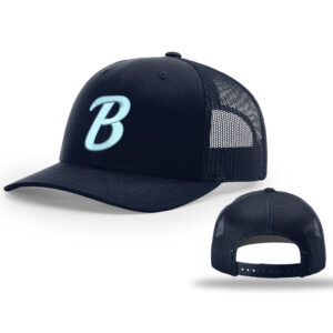 Bambinos BB Richardson Pro Mesh Adjustable Trucker Solid Cap-Navy