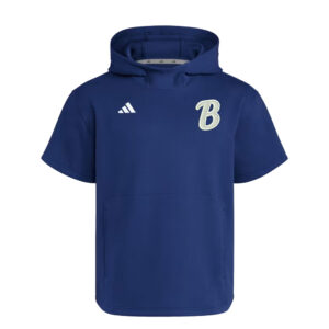 Bambinos BB Adidas  Dugout NWV Short Sleeve Hoodie- NAVY
