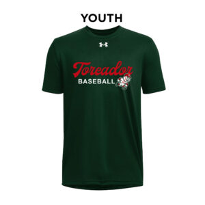 Boone Baseball Under Armour short sleeve YOUTH Team Tech Tee-Forest Green