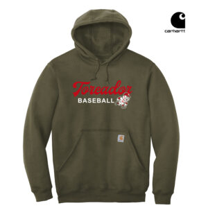 Boone Baseball Carhartt Men Midweight Hooded Sweatshirt-Moss