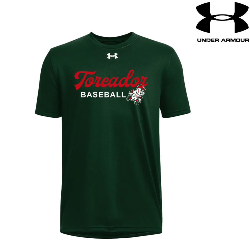 Boone Baseball Under Armour short sleeve Men's Team Tech Tee-Forest Geen