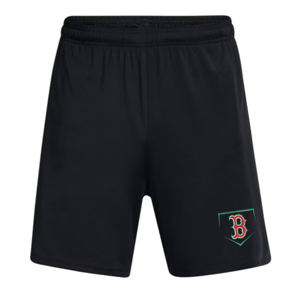 Boone Baseball Under Armour Men's UA Tech Vent 7" pocketed Shorts-Black (2x only)