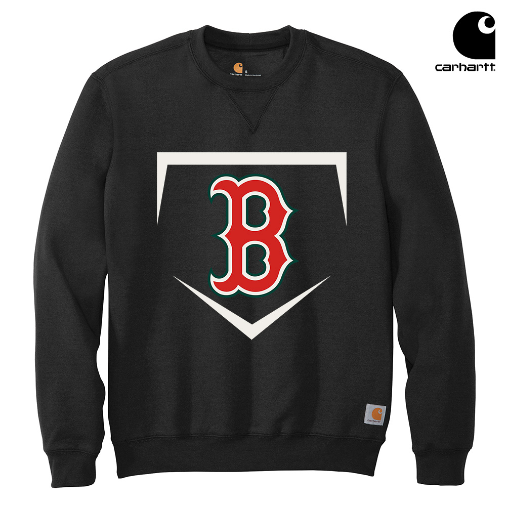 Boone Baseball Carhartt Men Midweight Crewneck Sweatshirt-Black