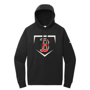 Boone Baseball Nike Therma-FIT Pocket Pullover Fleece Hoodie-Black