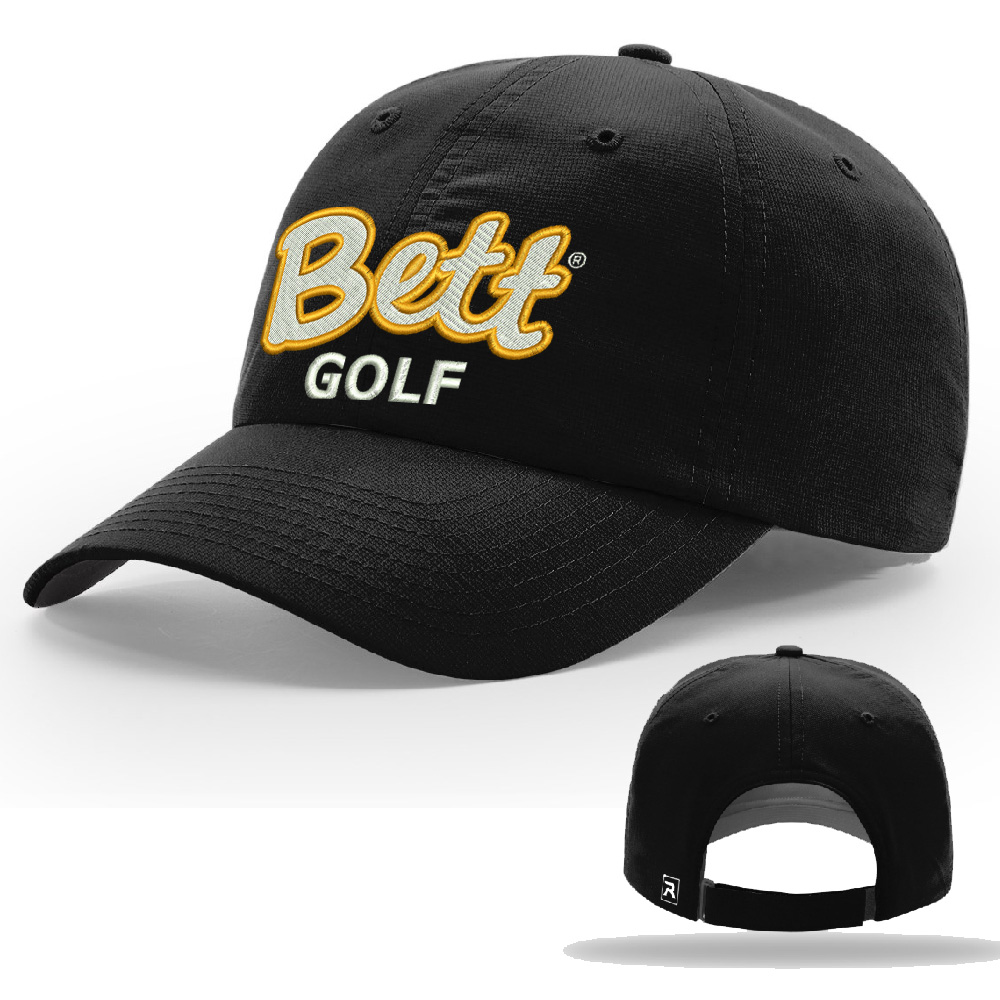 Bett Golf Richardson Richardson Unstructured R-Active Lite Adjustable Cap Solid-Black