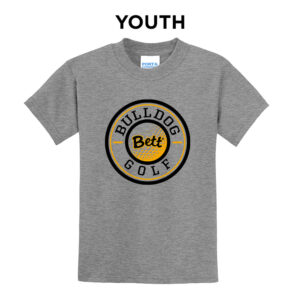 Bett Golf Youth Short Sleeve Tee-Athletic Heather Grey