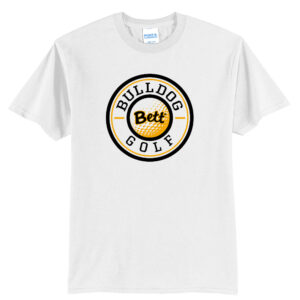 Bett Golf Unisex Short Sleeve Tee-White