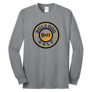 Bett Golf Unisex Cotton Long Sleeve Tee-Athletic Heather