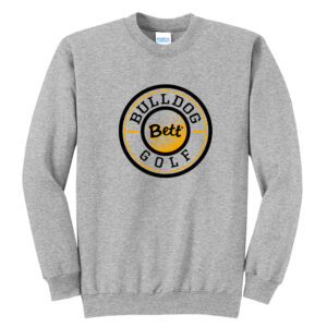 Bett Golf Unisex Fleece Crewneck Sweatshirt-Athletic Heather