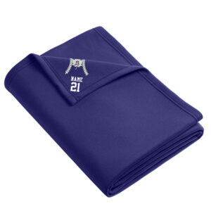Baldwin BB Port Authority Core Fleece Blanket-Purple