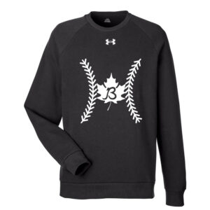 Baldwin BB Under Armour UA Rival Fleece Crewneck Sweatshirt Adult-Black