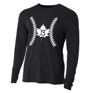 Baldwin BB Adult Cooling Performance long sleeve Crew Tee- Black