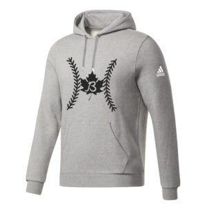 Baldwin BB Adidas Fleece Hooded Sweatshirt- MedGrey Heather