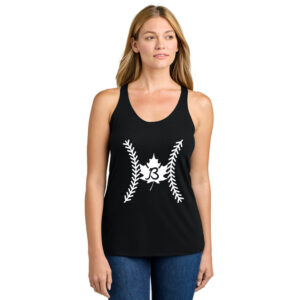 Baldwin BB Next Level Women’s Triblend Racerback Tank-Black