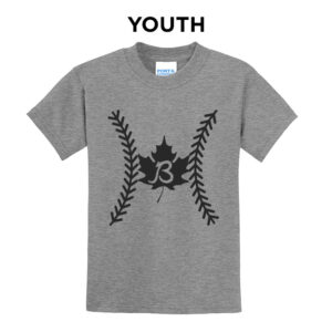 Baldwin BB Youth Short Sleeve Tee-Athletic Heather