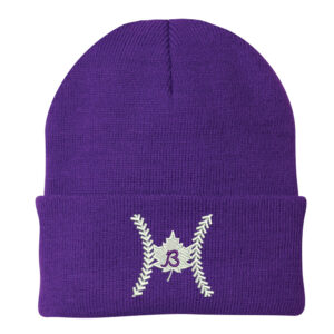 Baldwin BB Port Company Knit Cap with cuff-Athletic Purple