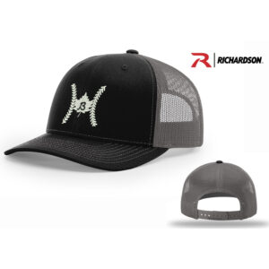 Baldwin BB Richardson Pro Crown Mesh Back Adjustable back cap Split-Black/Charcoal