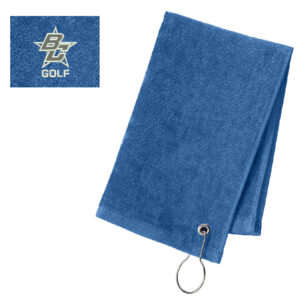 Bellevue Golf Port Authority Grommeted Hemmed Golf Towel-Royal