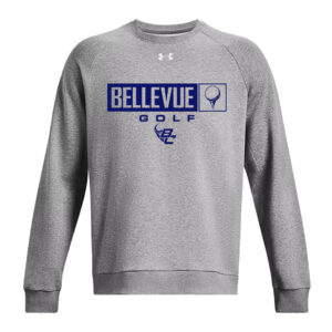 Bellevue Golf Under Armour UA Rival Fleece Crewneck Sweatshirt Adult-Castlerock (large is out of stock)