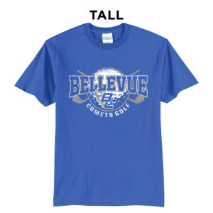 Bellevue Golf Tall Short Sleeve Tee-Royal