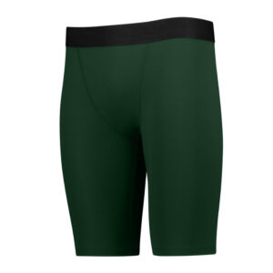 Boone Track Field Badger B-Fit poly/spandex Compression Short 8″ inseam Men- Forest (M is out of stock)