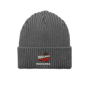 Boone Track Field New Era Core Classic thick rib knit Cuff Beanie stocking cap-Graphite
